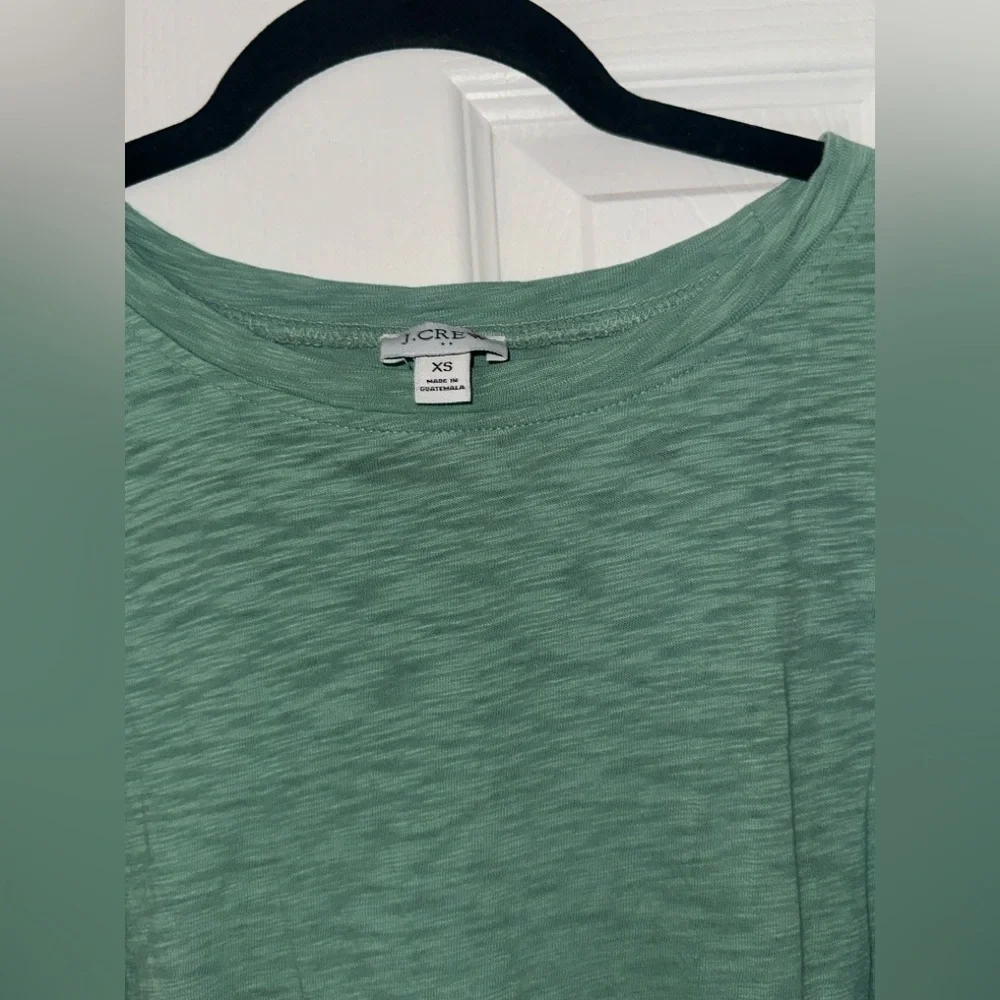 J Crew Short Sleeve Tie Waist Tee Shirt Dress - Picture 6 of 11